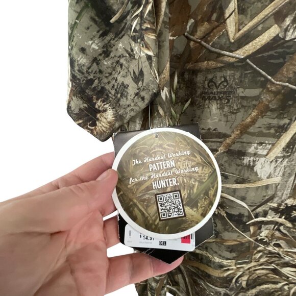 Realtree Max-5 Men's Camouflage Hunting T-Shirt 2XL Outdoor Gorpcore Oversized - Picture 6 of 8